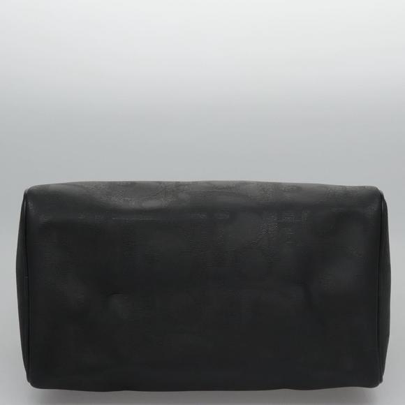 Christian Dior Trotter Canvas Hand Bag PVC Leather Black Auth BD334 - Picture 5 of 16